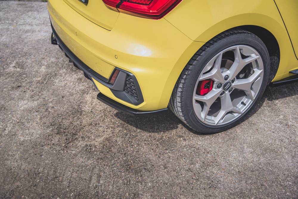 SPLITTER LATERALI adatto compatibile per POSTERIORI AUDI A1 S-LINE GB 2018 -