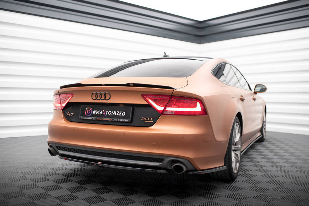 SPLITTER LATERALI POSTERIORI ADATTO COMPATIBILE PER  AUDI A7 C7 (2010-2014)