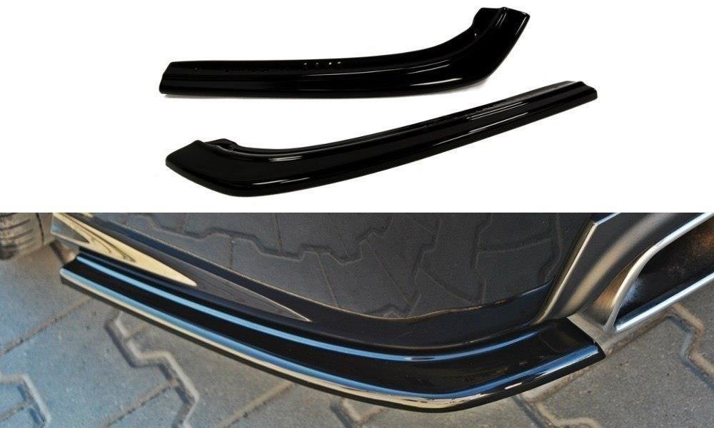 SPLITTER LATERALI POSTERIORI ADATTO COMPATIBILE PER AUDI A8 W12 D3 (2004-2009)