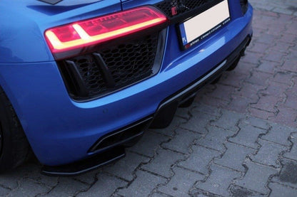 SPLITTER LATERALI POSTERIORI COMPATIBILI PER AUDI R8 MK.2  (2015-2018)