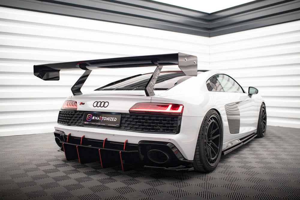 SPLITTER LATERALI POSTERIORI ADATTO PER AUDI R8 MK2 FACELIFT 2018-2023