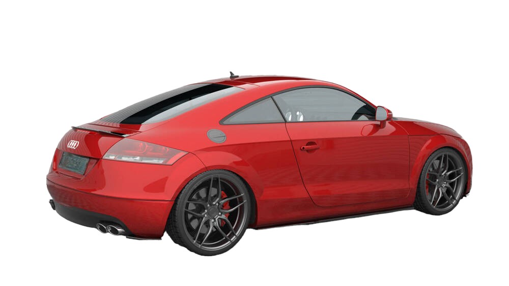 REAR SIDE SPLITTERS SUITABLE FOR AUDI TT 3.2 V6 8J 