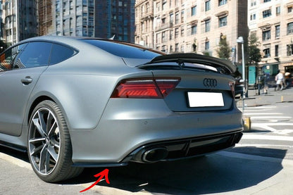 ✨SPLITTER LATERALI  nero lucido ABS per Audi Rs7 lifting 2014-2017✨