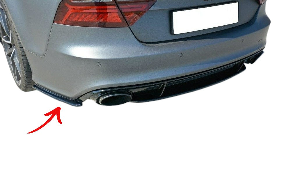 ✨SPLITTER LATERALI  nero lucido ABS per Audi Rs7 lifting 2014-2017✨