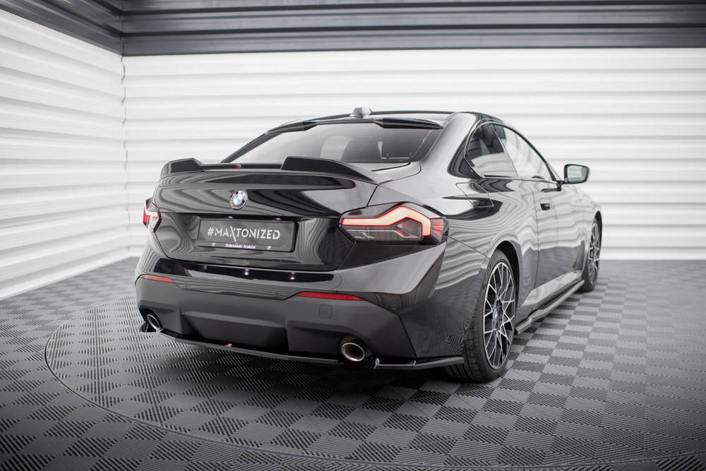 SPLITTER LATERALI POSTERIORI COMPATIBILE PER V.1 BMW 2 COUPE G42  (2021 - )