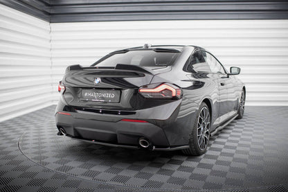 SPLITTER LATERALI POSTERIORI COMPATIBILE PER V.1 BMW 2 COUPE G42  (2021 - )