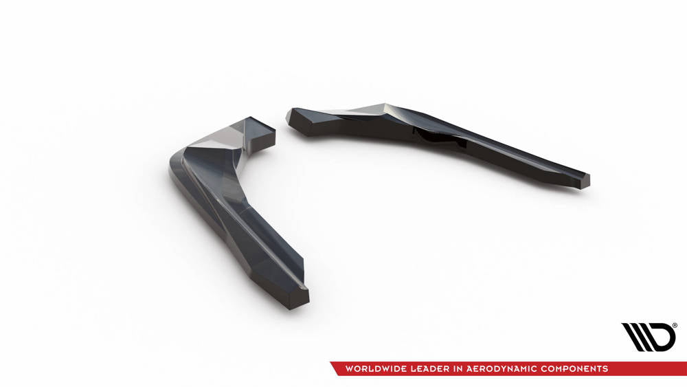 SPLITTER LATERALI POSTERIORI V.1 ADATTO COMPATIBILE PER BMW M2 G87  (2023 - )