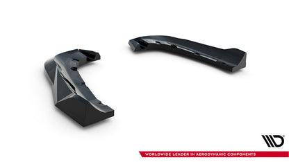 🔥ART.9522 DIFFUSORE +SPLITTER LATERALI 3 PEZZI NERO LUCIDO ALFA ROMEO STELVIO🔥