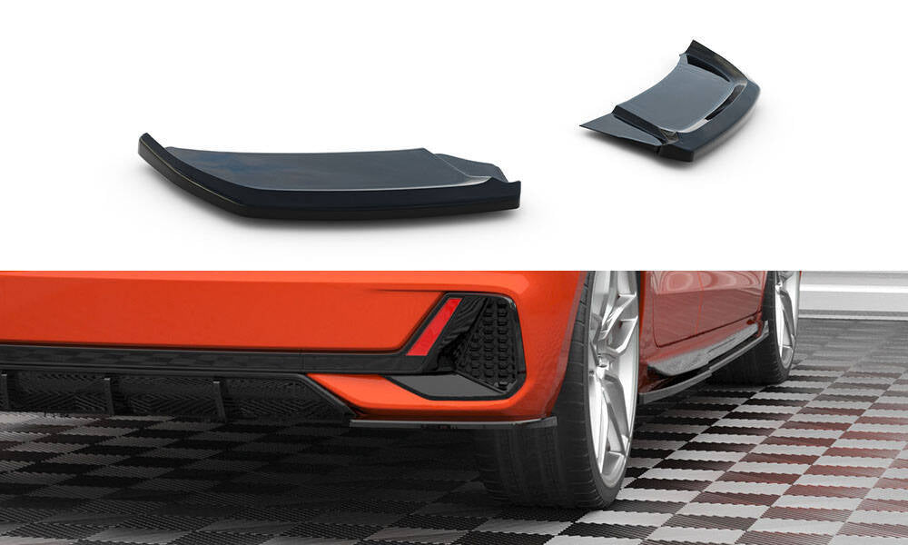 REAR SIDE SPLITTERS V.2 SUITABLE FOR AUDI A1 S-LINE GB 