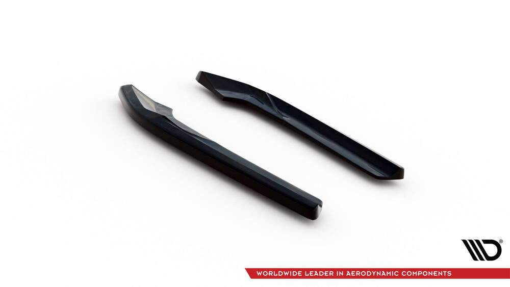 SPLITTER LATERALI POSTERIORI adatto compatibile per V.2 AUDI A4 S-LINE AVANT B8 FACELIFT 2011 - 2015