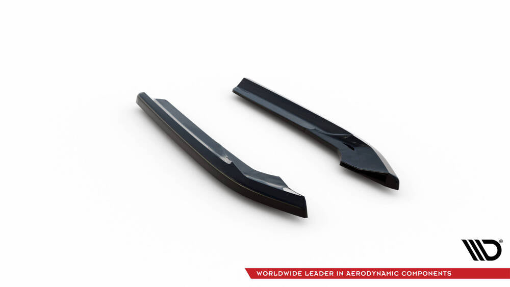 SPLITTER LATERALI POSTERIORI adatto compatibile per V.2 AUDI A4 S-LINE AVANT B8 FACELIFT 2011 - 2015