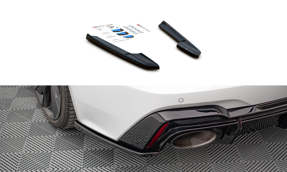 SPLITTER LATERALI POSTERIORI ADATTO PER V.2 AUDI RS6 C8 / RS7 C8  (2019- )