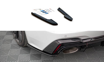 SPLITTER LATERALI POSTERIORI ADATTO PER V.2 AUDI RS6 C8 / RS7 C8  (2019- )