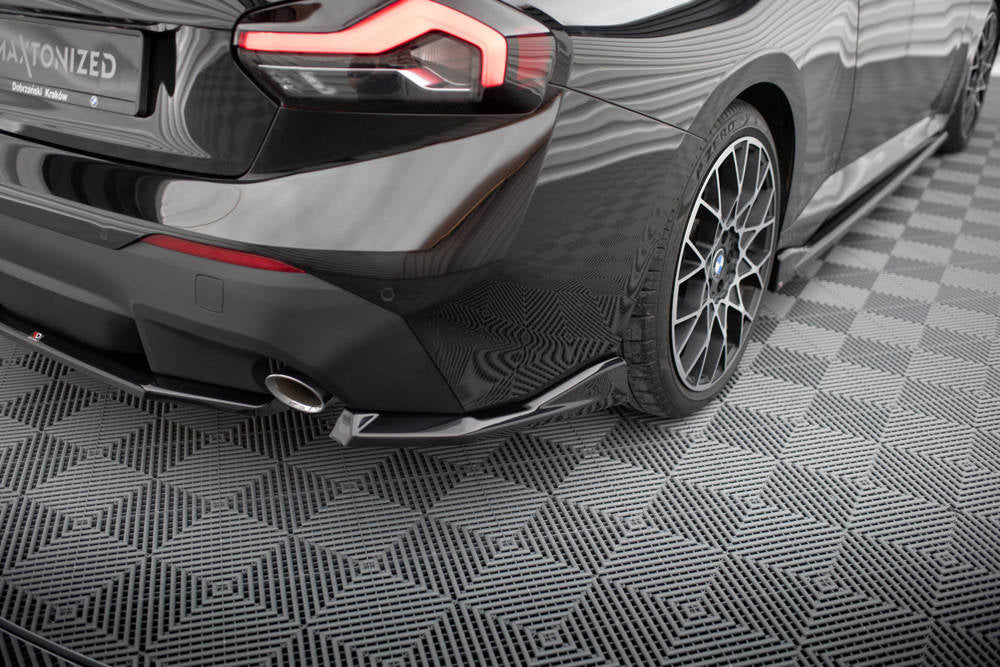 SPLITTER LATERALI POSTERIORI V.2 ADATTO PER  BMW 2 COUPE G42  (2021 - )