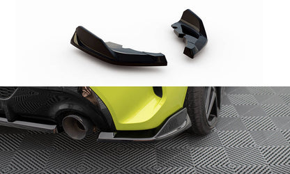SPLITTER LATERALI POSTERIORI COMPATIBILE PER  V.9 BMW 1 M-PACK / M135I F40  (2019 - )