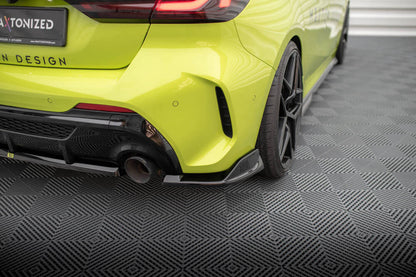SPLITTER LATERALI POSTERIORI COMPATIBILE PER  V.9 BMW 1 M-PACK / M135I F40  (2019 - )