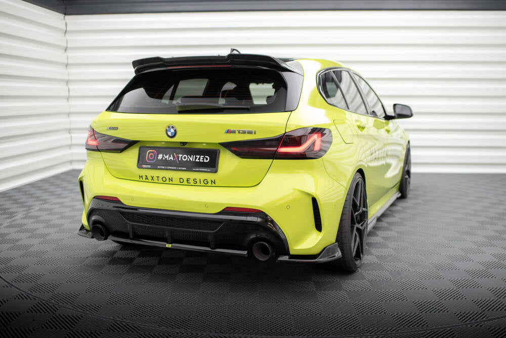 SPLITTER LATERALI POSTERIORI COMPATIBILE PER  V.9 BMW 1 M-PACK / M135I F40  (2019 - )