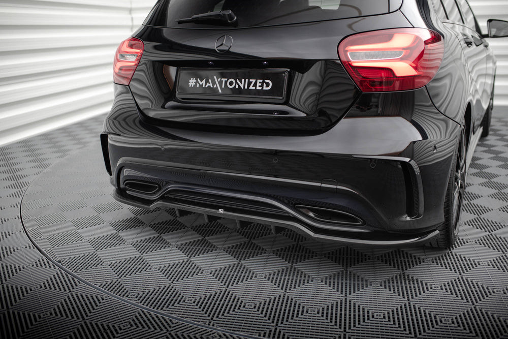 🔥ART.8918 SPLITTER POSTERIORE (CON BARRE VERTICALI) MERCEDES-BENZ A AMG-LINE 🔥