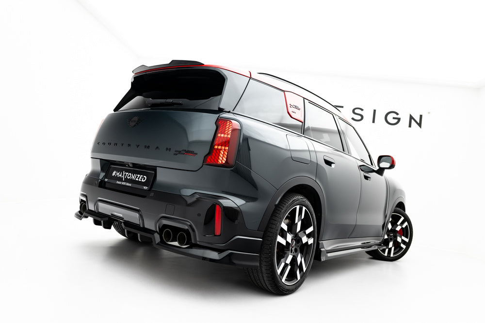 💫ART.9537 Splitter Posteriore Nero Lucido ABS per Mini Countryman JCW U25💫