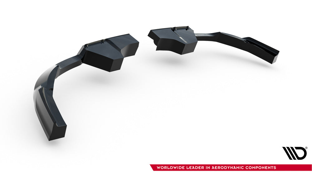 💫ART.9537 Splitter Posteriore Nero Lucido ABS per Mini Countryman JCW U25💫