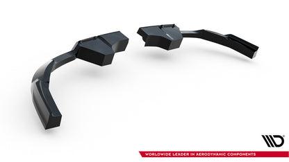 💫ART.9537 Splitter Posteriore Nero Lucido ABS per Mini Countryman JCW U25💫
