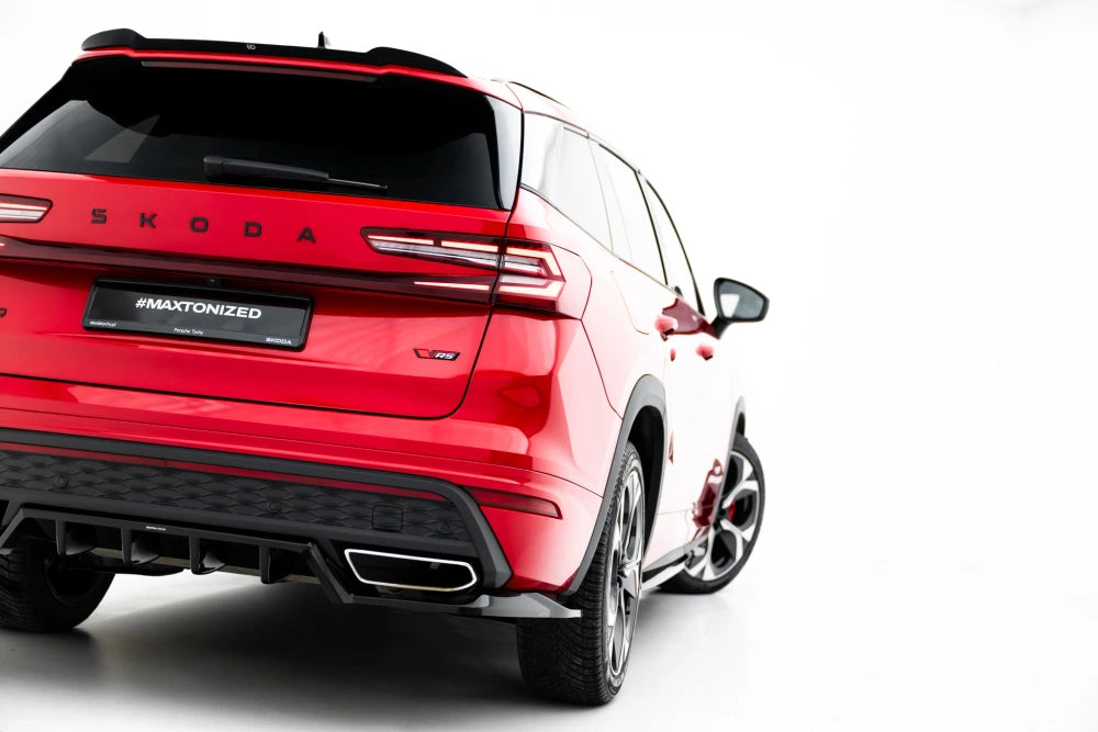 🔥SPLITTER POSTERIORE (CON BARRE VERTICALI) PER SKODA KODIAQ RS Mk2🔥