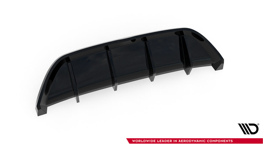 🔥ART.9522 DIFFUSORE +SPLITTER LATERALI 3 PEZZI NERO LUCIDO ALFA ROMEO STELVIO🔥