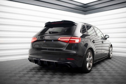 💕Art.1733 Diffusore rs3 per audi a3 8v 2017+ restyling solo paraurti standard💕