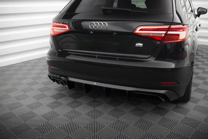 💕Art.1733 Diffusore rs3 per audi a3 8v 2017+ restyling solo paraurti standard💕