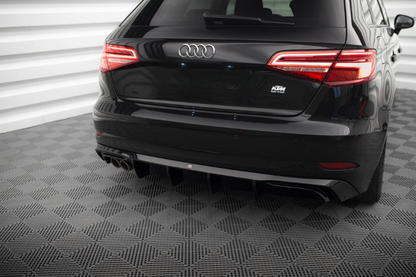 💕Art.1733 Diffusore rs3 per audi a3 8v 2017+ restyling solo paraurti standard💕