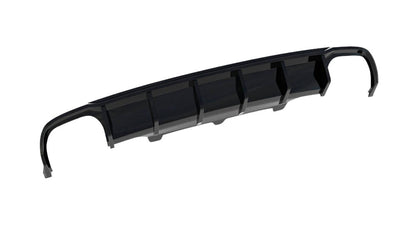 REAR DIFFUSER DOUBLE EXHAUST ON BOTH SIDES SUITABLE FOR AUDI A6 C7