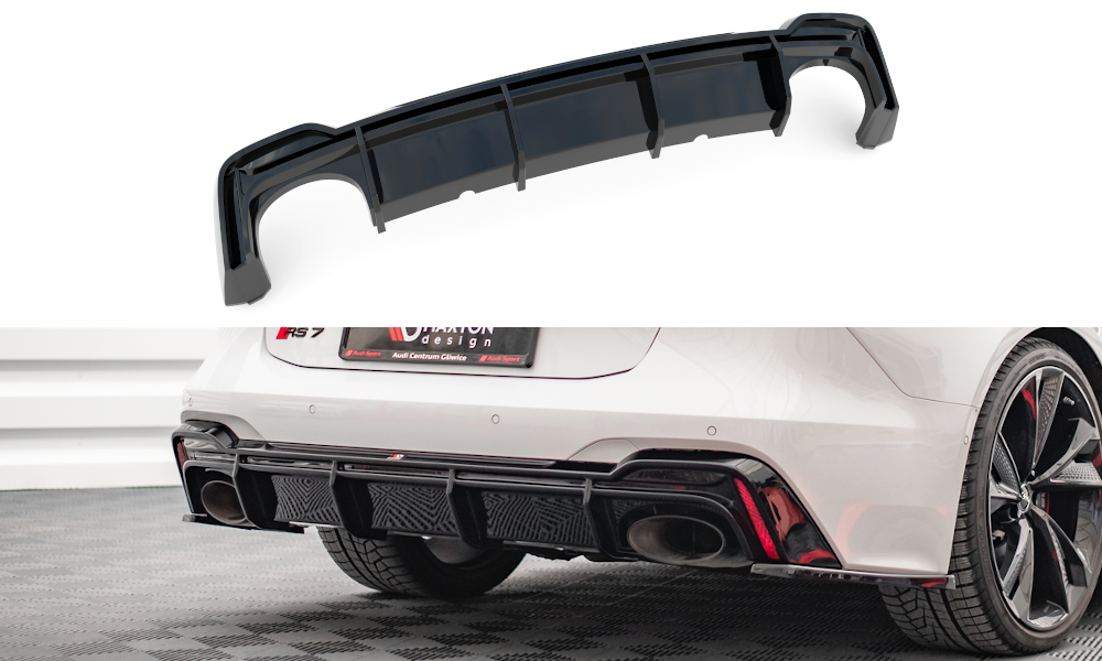 DIFFUSORE POSTERIORE ADATTO PER AUDI RS6 C8 / RS7 C8 2019 -