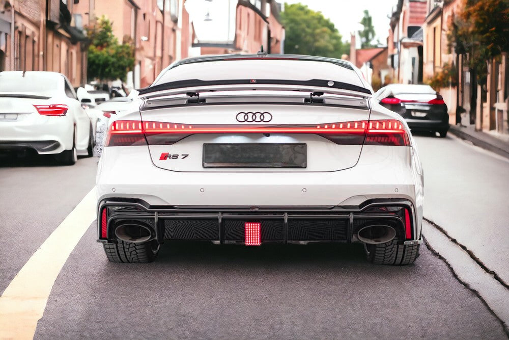 DIFFUSER SUITABLE FOR AUDI RS6 C8 / RS7 C8 (VERSION WITH TOW HOOK)
