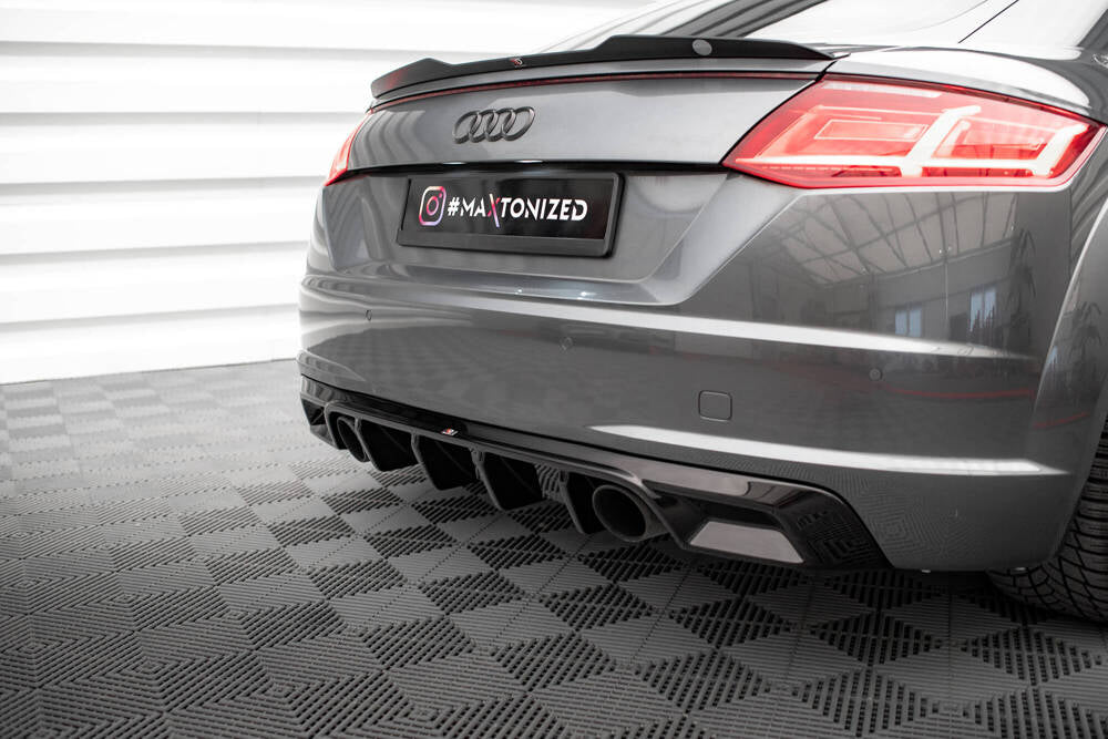 DIFFUSORE POSTERIORE ADATTO COMPATIBILE AUDI TT S-LINE 8S (2014-2018)