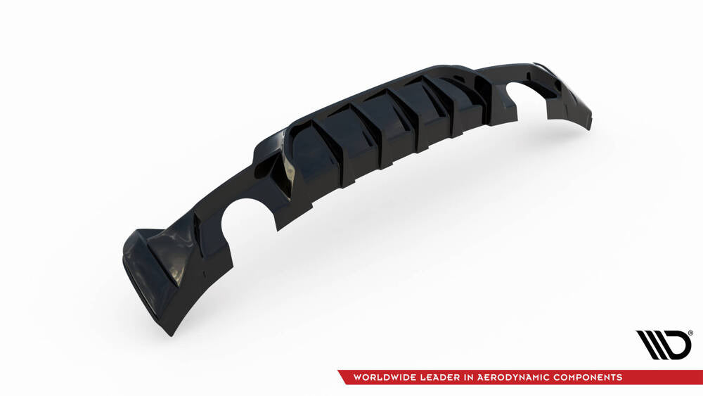 DIFFUSORE POSTERIORE ADATTO PER BMW 4 COUPÉ / GRAN COUPE M-PACK F32 / F36 (VERSIONE CON SCARICO SU ENTRAMBI I LATI)
