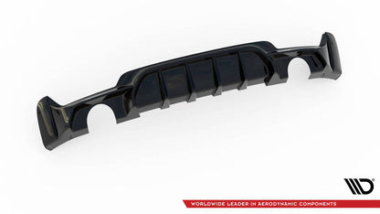 DIFFUSORE POSTERIORE ADATTO PER BMW 4 COUPÉ / GRAN COUPE M-PACK F32 / F36 (VERSIONE CON SCARICO SU ENTRAMBI I LATI)