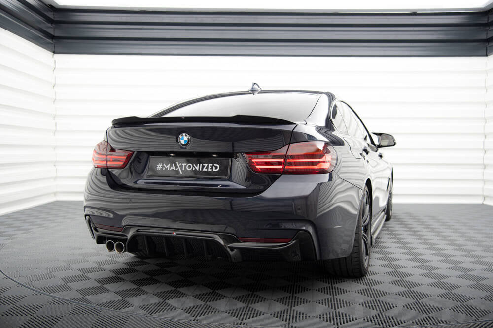 DIFFUSORE POSTERIORE BMW 4 COUPÉ / GRAN COUPE M-PACK F32 / F36 (VERSIONE CON SCARICO SU UN LATO)