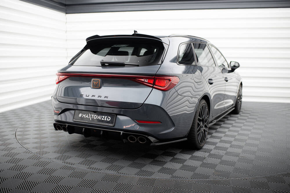 DIFFUSORE posteriore PER Cupra Leon ST Mk1 2020-2024 NERO LUCIDO