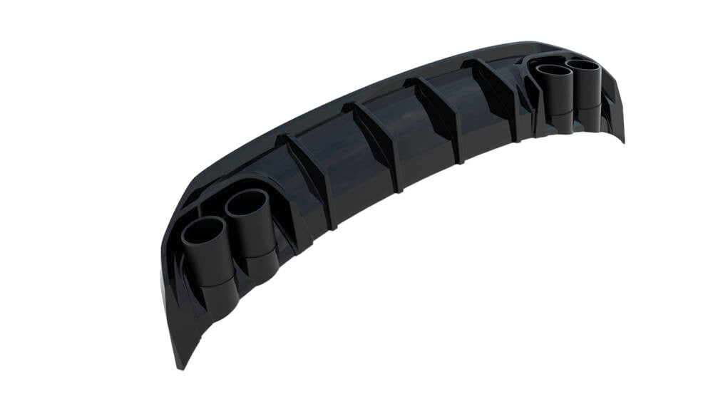 DIFFUSORE POSTERIORE + TERMINALI DI SCARICO ADATTO PER AUDI A3 S-LINE BERLINA 8Y