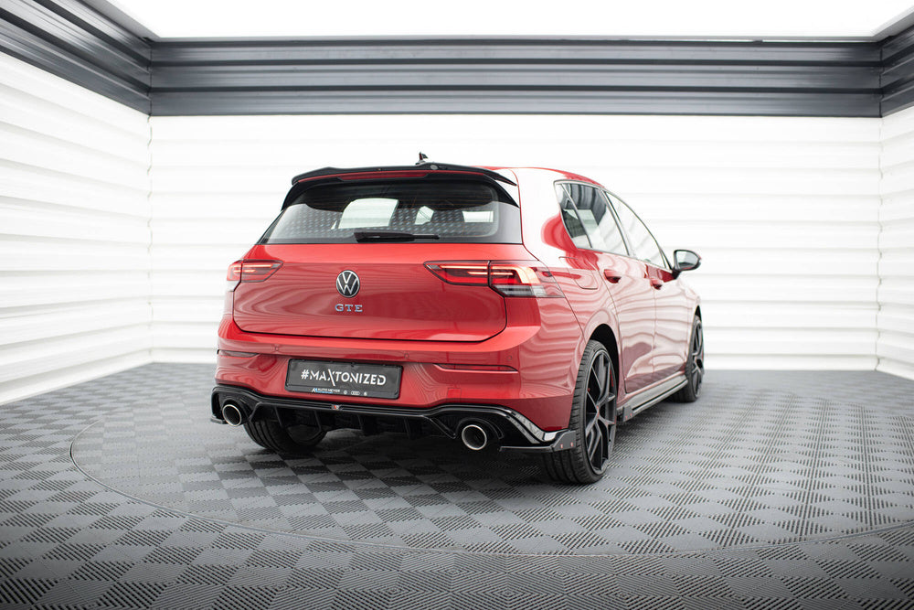 🔥ART.8920 DIFFUSORE + TERMINALI DI SCARICO PER VW GOLF GTE / R-LINE Mk8 / Mk8🔥