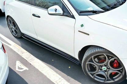 💎UNDER SKIRTS SUITABLE FOR ALFA ROMEO GIULIETTA 2010-2020 GLOSSY BLACK💎 