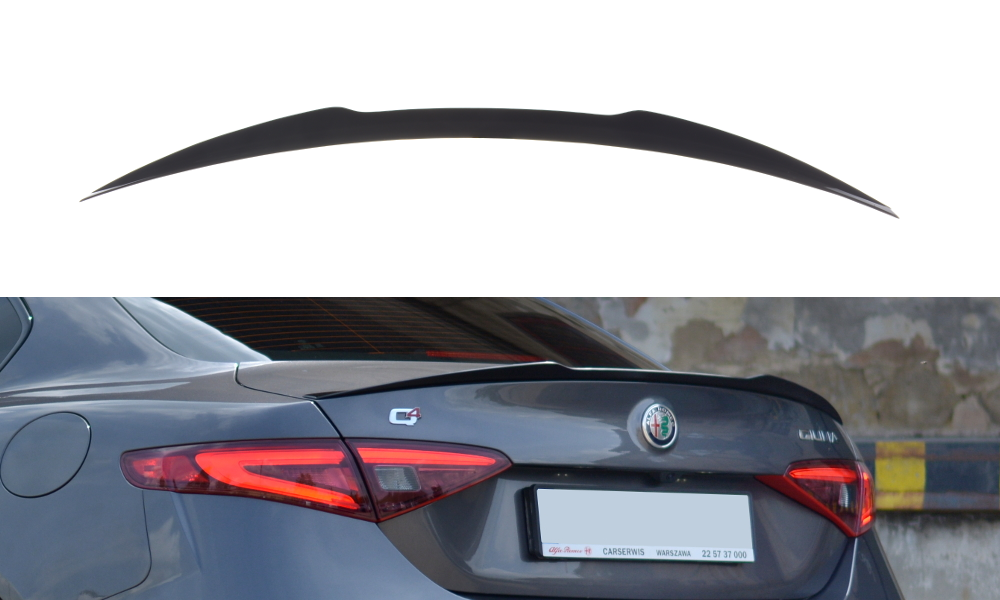 SPOILER EXTENSION adatti per ALFA ROMEO GIULIA VELOCE 2015-