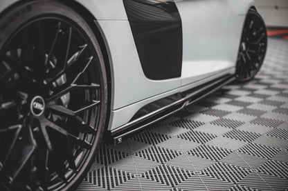 MINIGONNE LATERALI COMPATIBILI PER AUDI R8 MK2 FACELIFT  (2018 - )