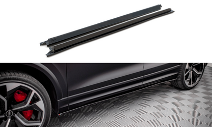 Minigonne Laterali Diffusori per Audi RSQ8 Mk1 - nero lucido