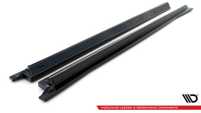 Minigonne Laterali Diffusori per Audi RSQ8 Mk1 - nero lucido