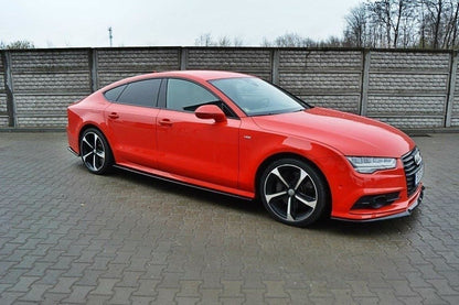 MINIGONNE LATERALI adatte per AUDI S7 / A7 S-LINE C7 FL (2014-2017)