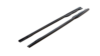 ✨MINIGONNE LATERALI COMPATIBILI PER Audi TT S-Line nero lucido ABS 2014-2018✨