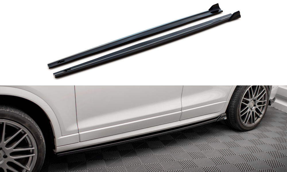 MINIGONNE LATERALI adatte per BMW X3 M-PACK F25  (2010 - 2014)