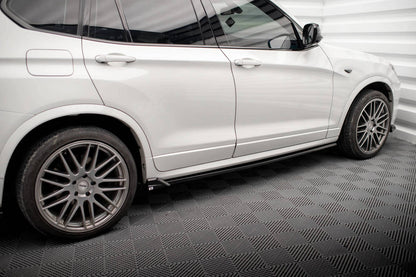 MINIGONNE LATERALI adatte per BMW X3 M-PACK F25  (2010 - 2014)