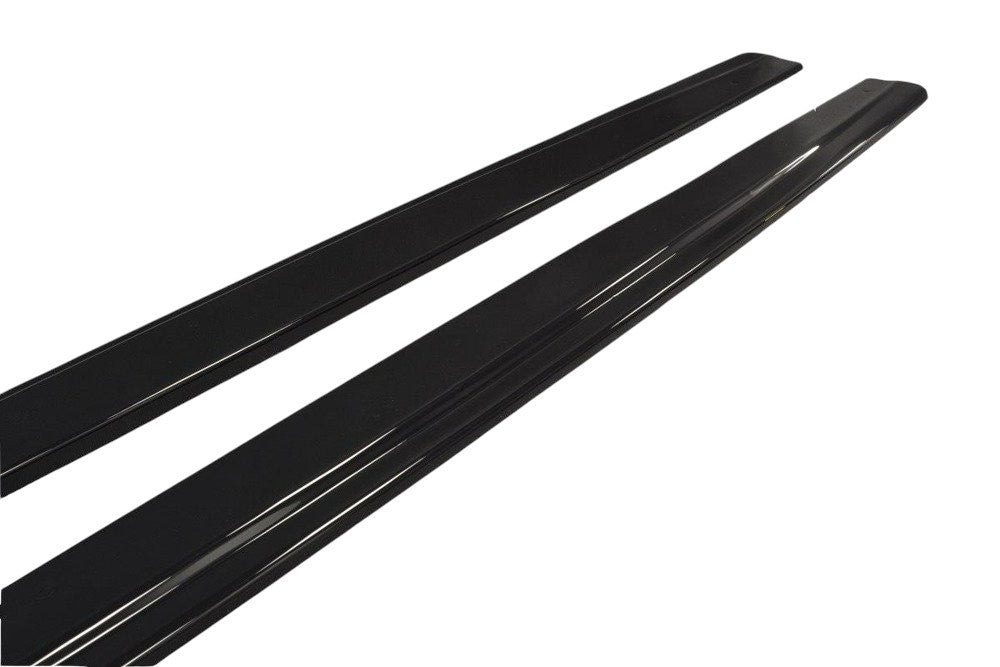 ✨MINIGONNE LATERALI nero lucido ABS ADATTE  per Audi RS7 2014-2017✨